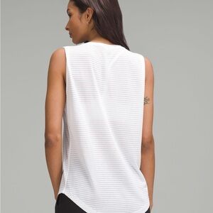 Lululemon sz 8 muscle tank in Pima cotton - white
